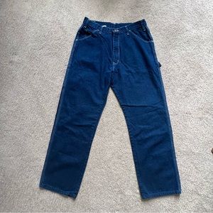 Dickies mens denim straight leg jeans